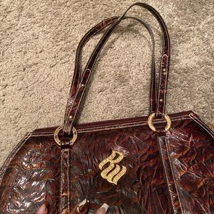 Brown and Gold Vintage Rocawear Shoulder Bag